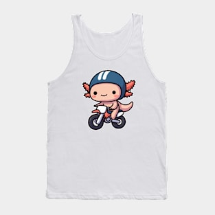 Axolotl Funny motocross Tank Top